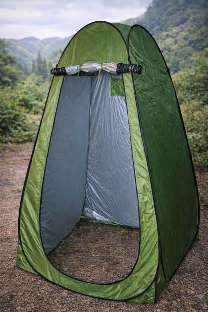 Ducha Portátil Camping a Batería Recargable con Tienda Cambiador Plegable para Playa Camper y Exterior