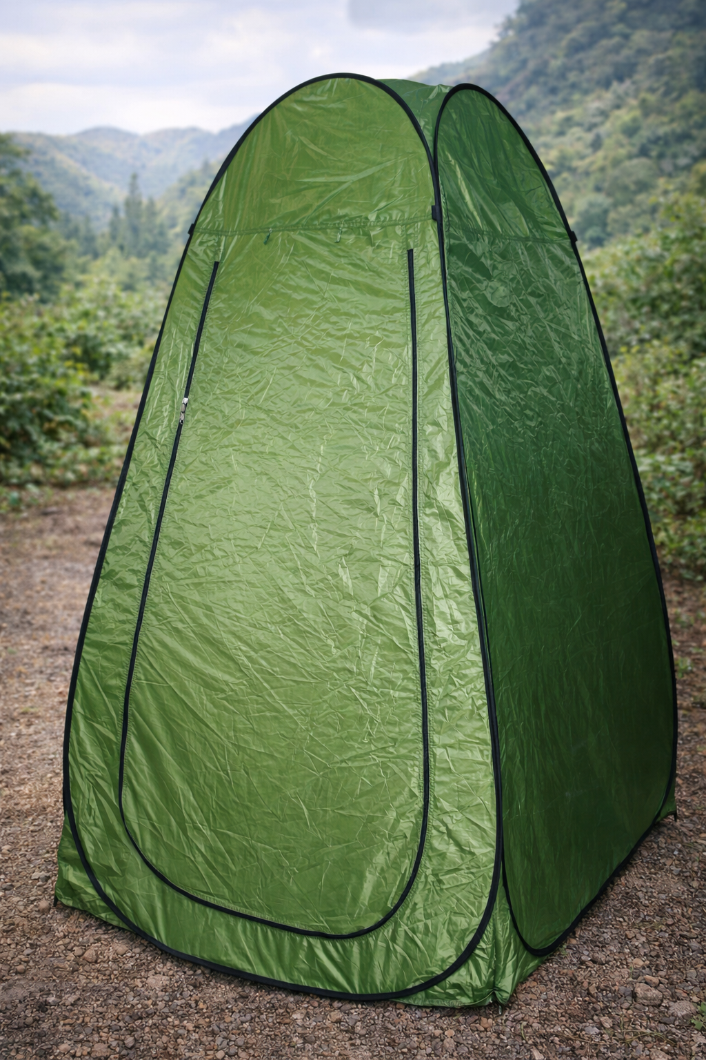 Ducha Portátil Camping a Batería Recargable con Tienda Cambiador Plegable para Playa Camper y Exterior