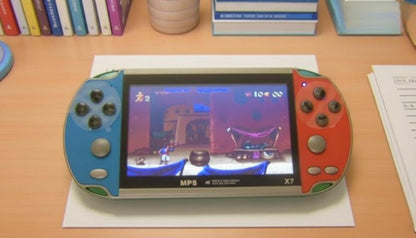 Consola Portátil Retro X7 con 1.000 Juegos Pantalla 4.3" Recargable Estilo Arcade Videojuegos Clásicos