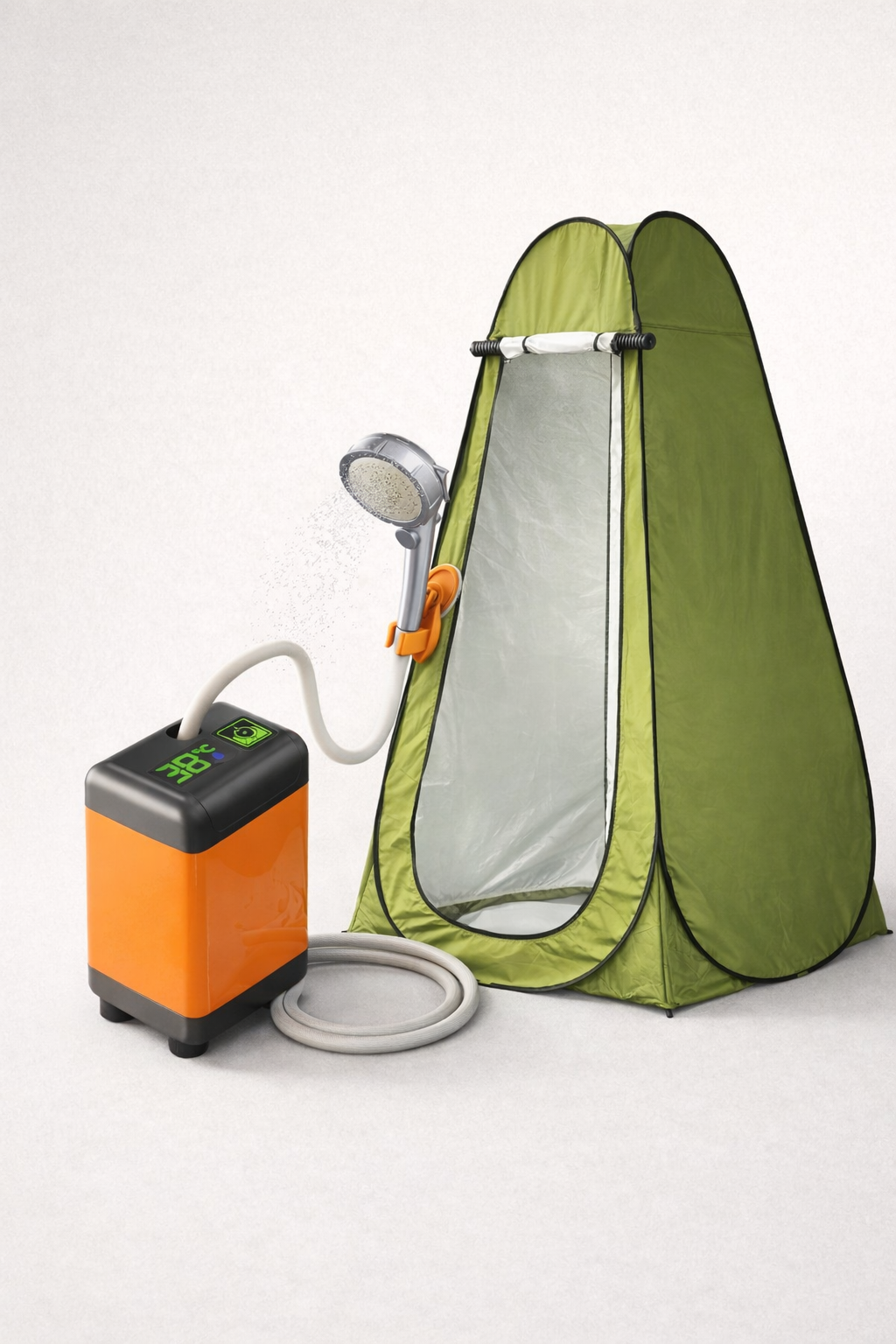 Ducha portátil para acampada Inanaut, fácil de usar y transportar, ideal para camping y playa